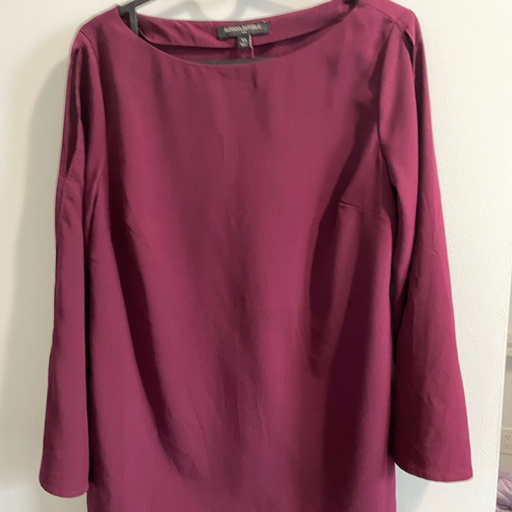 blouse 3/4 sleeve banana republic